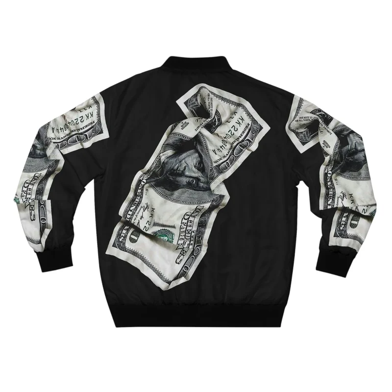 Hundred Dollar Bill Hustle Money Jacket