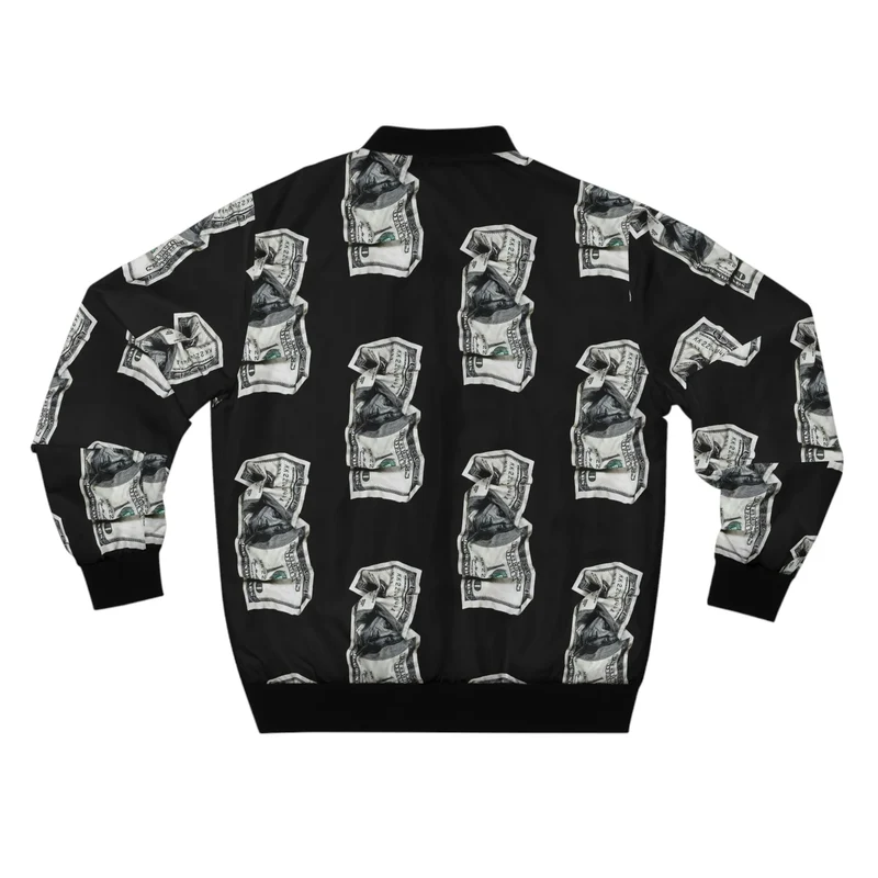 Cash Money Fly Hustle Art Bomber Jacket