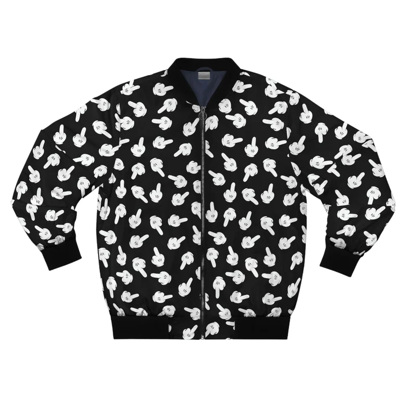 Love My Middle Fingers Pattern Stylish Jacket