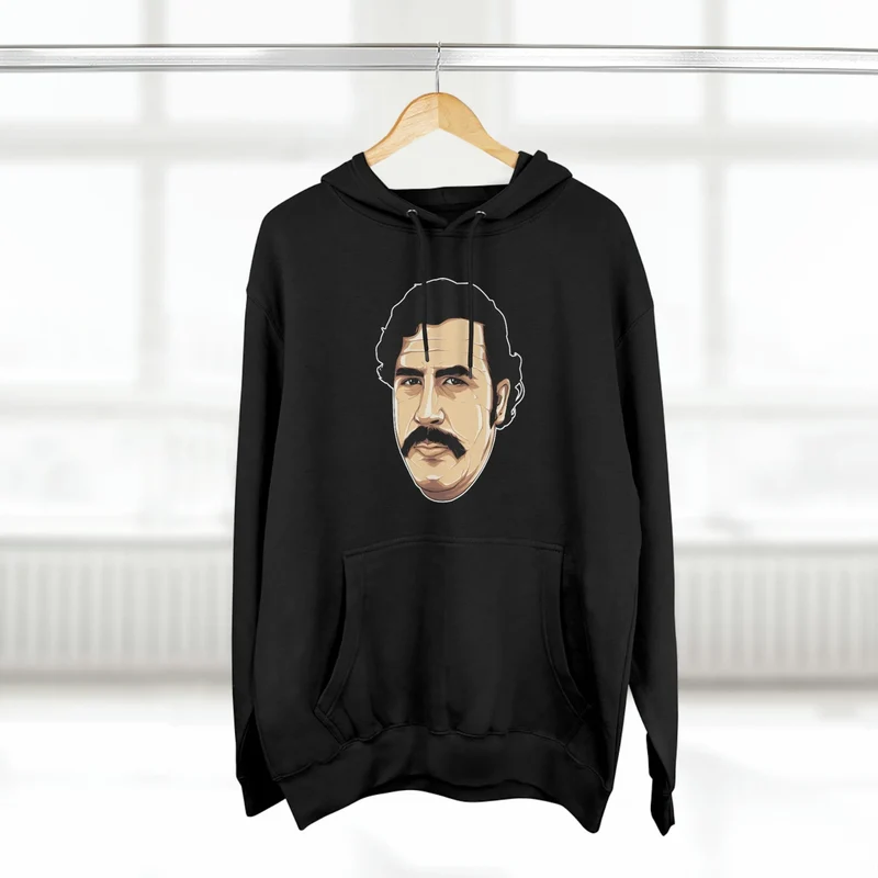 Don Pablo Escobar Drawing Art Pullover Hoodie