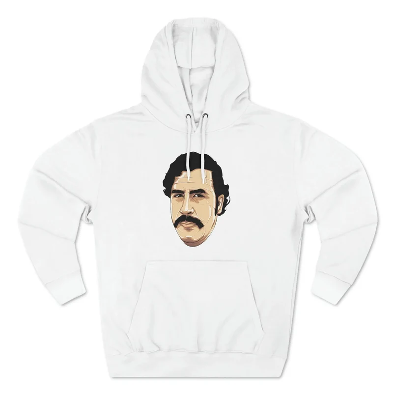 Don Pablo Escobar Drawing Art Pullover Hoodie