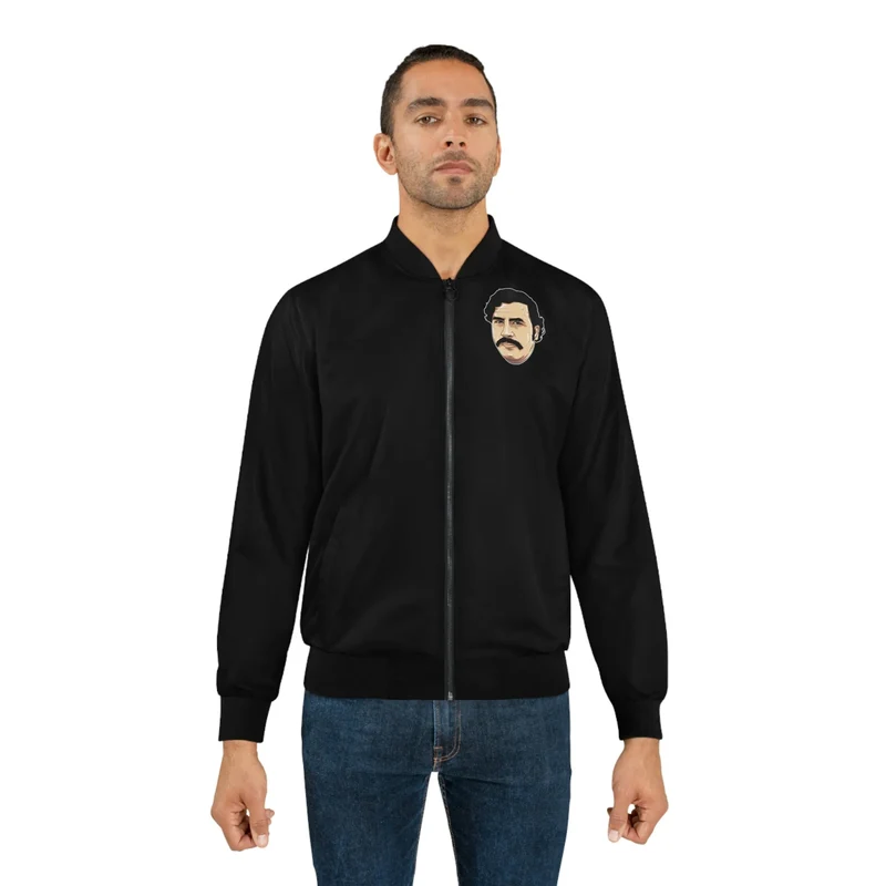Don Pablo Escobar Drawing Art Bomber Jacket