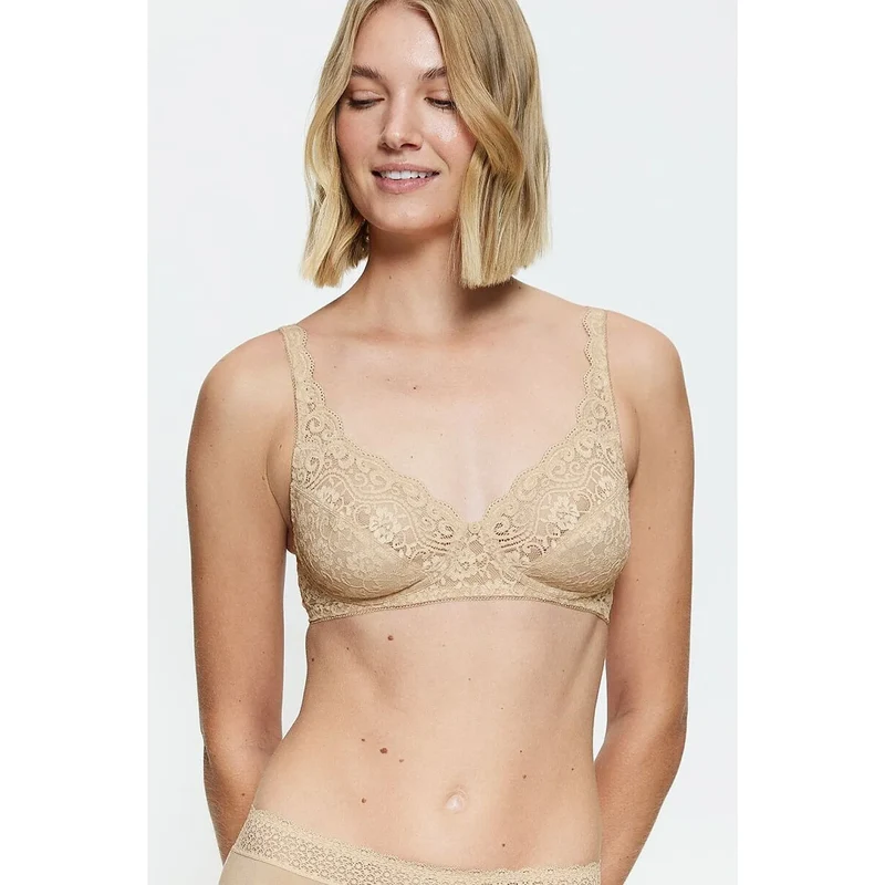 Soutien-gorge sans armature ajustement parfait fibre LYCRA motif jacquard Triumph