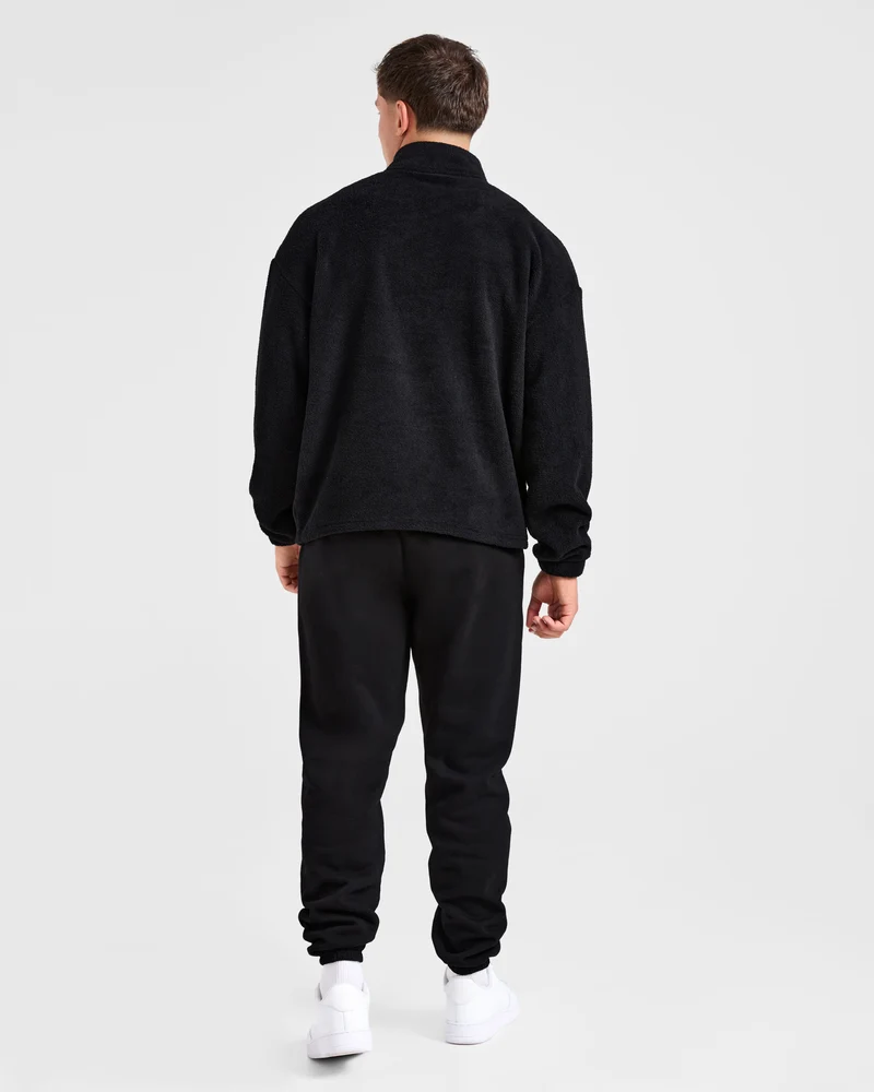 Essential 1/4 Zip Fleece - Noir