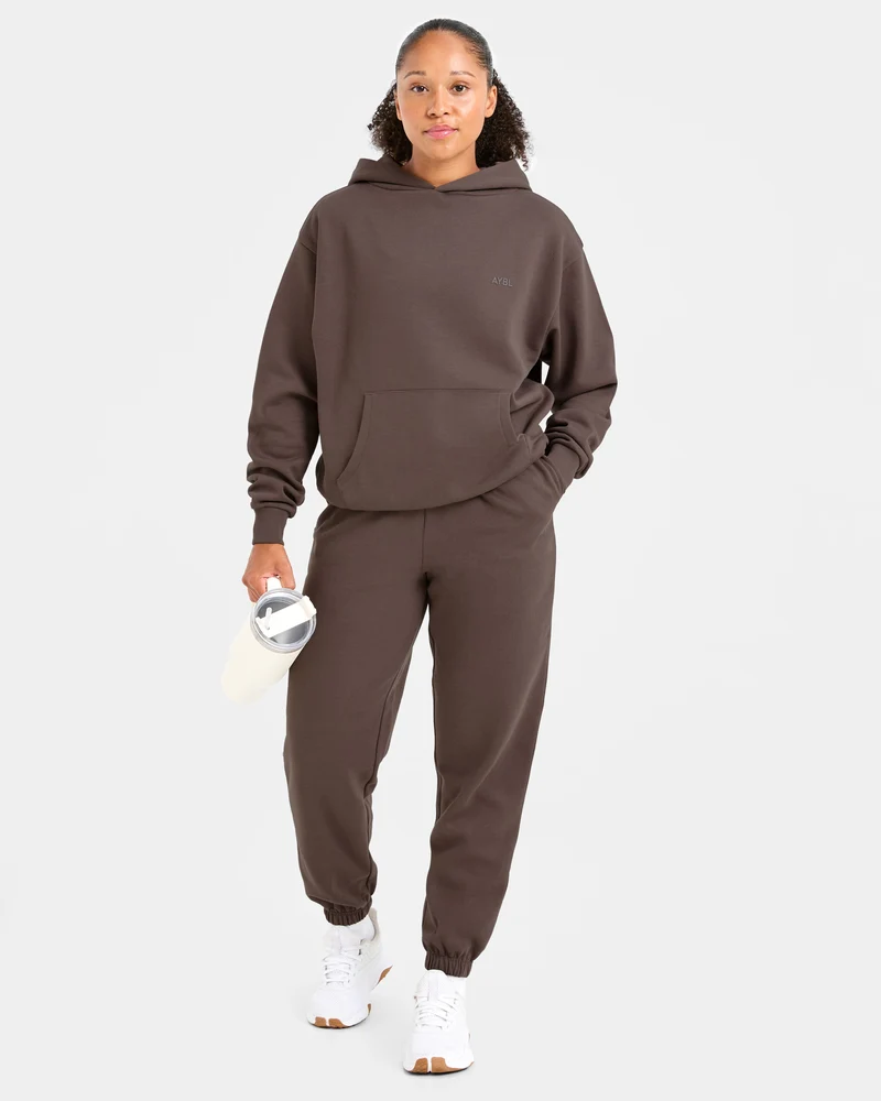Lifestyle Oversized Joggers - Umber Marron