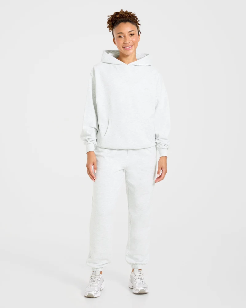 Lifestyle Oversized Hoodie - Heather Gris