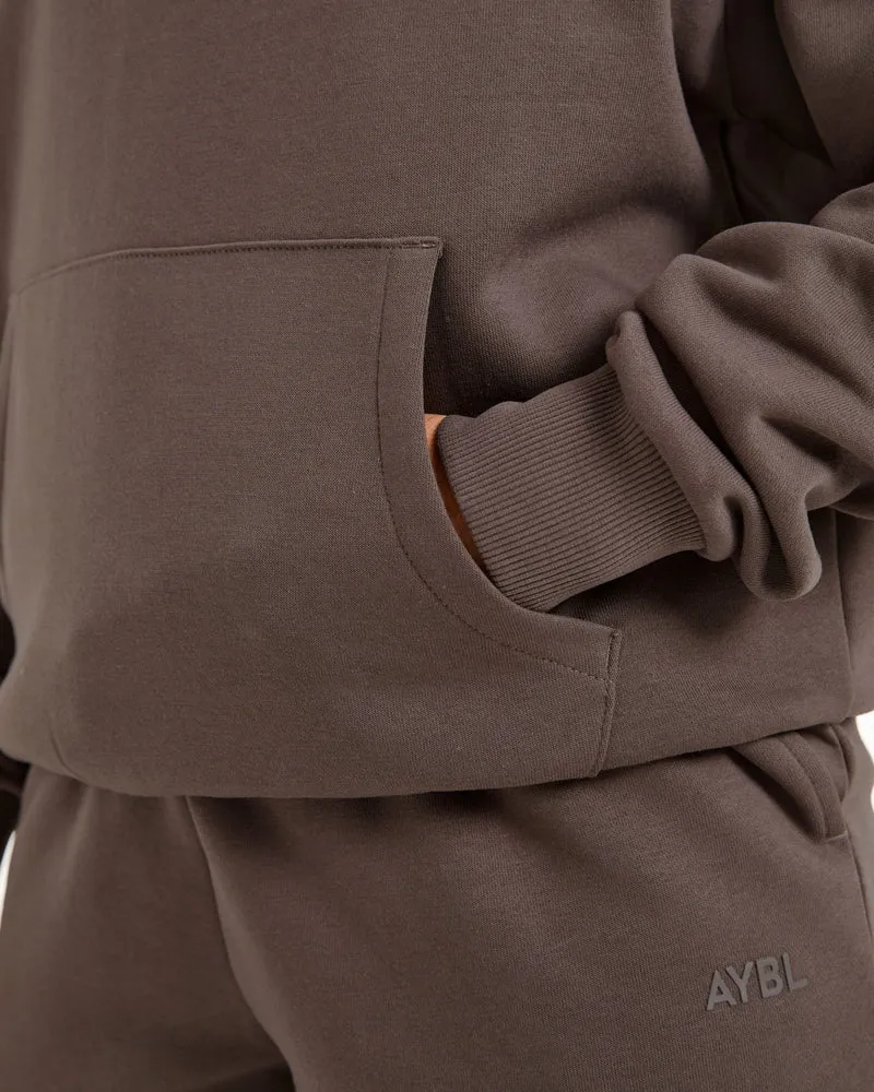 Lifestyle Oversized Hoodie - Umber Marron