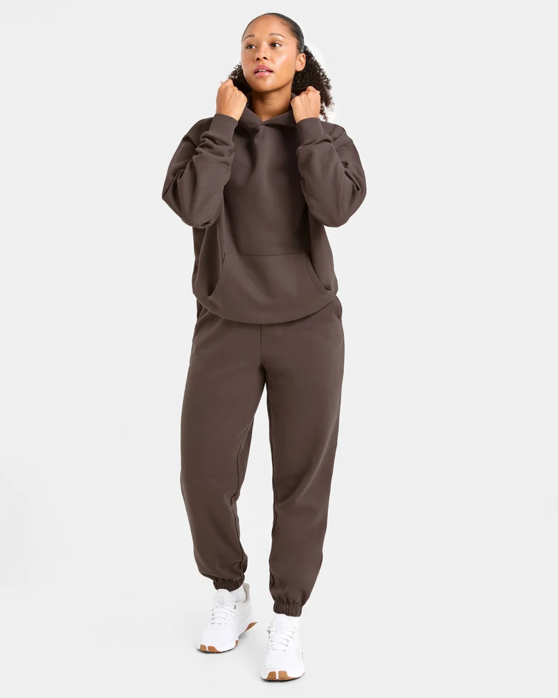 Lifestyle Oversized Hoodie - Umber Marron