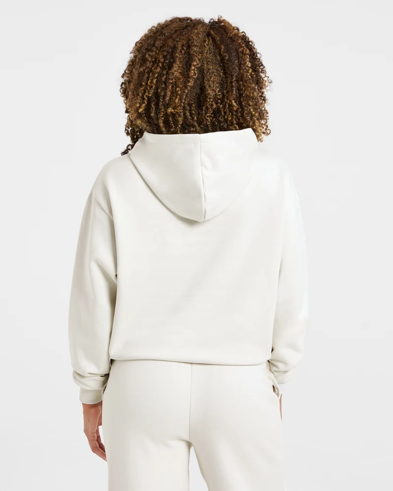 Lifestyle Oversized Hoodie - Off Blanc