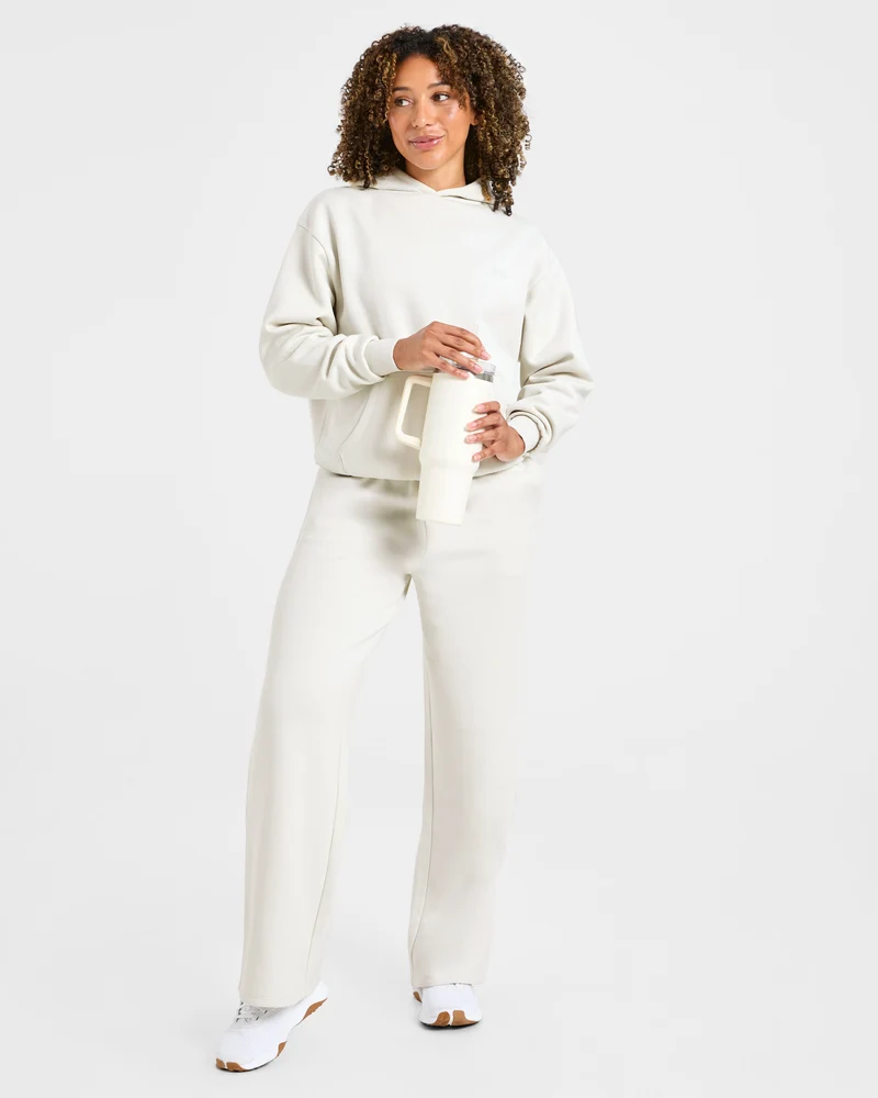 Lifestyle Oversized Hoodie - Off Blanc