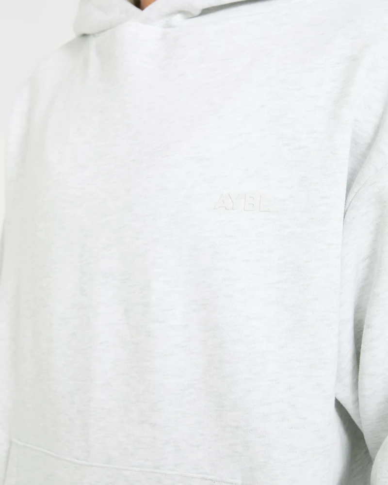 Lifestyle Oversized Hoodie - Heather Gris