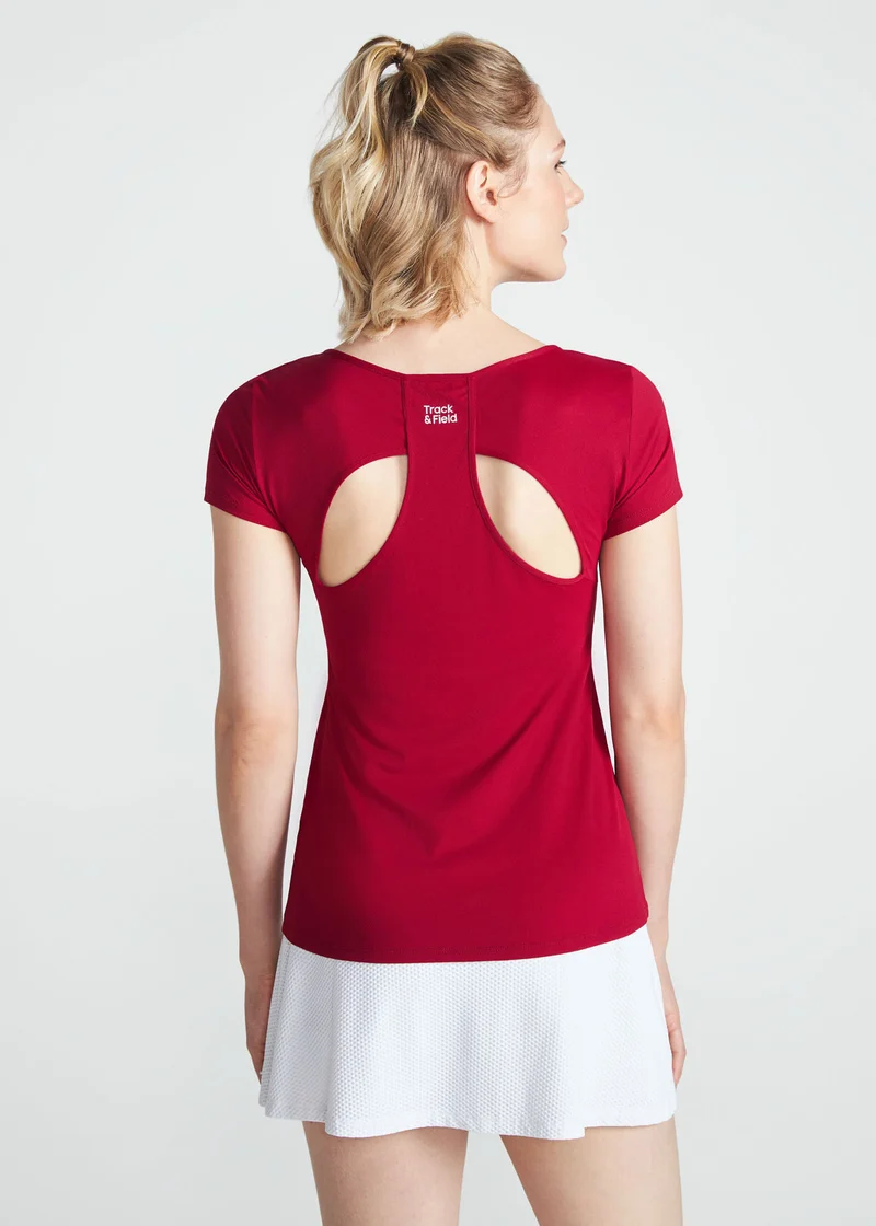 T-shirt Mulher Manga Curta Gota
