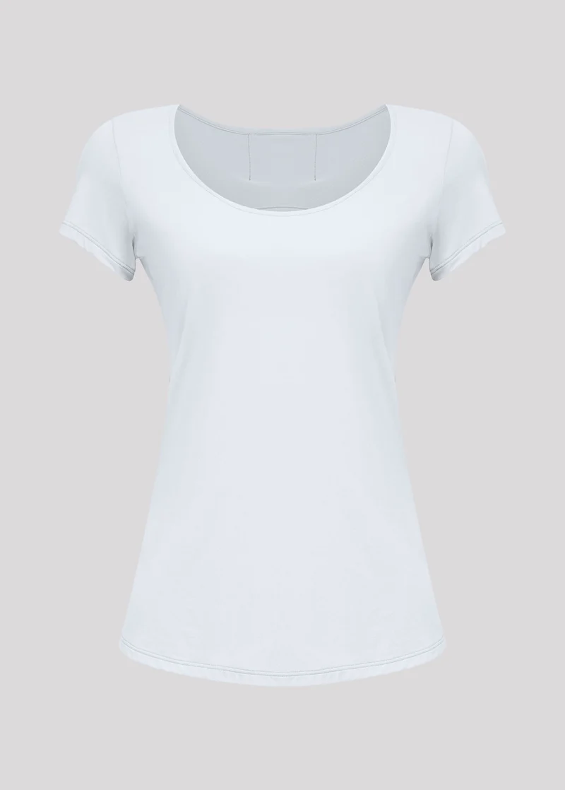 T-shirt Mulher Manga Curta Gota