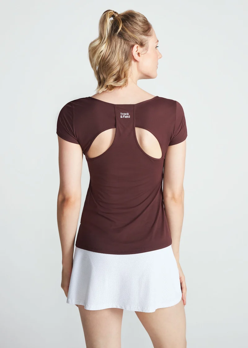 T-shirt Mulher Manga Curta Gota
