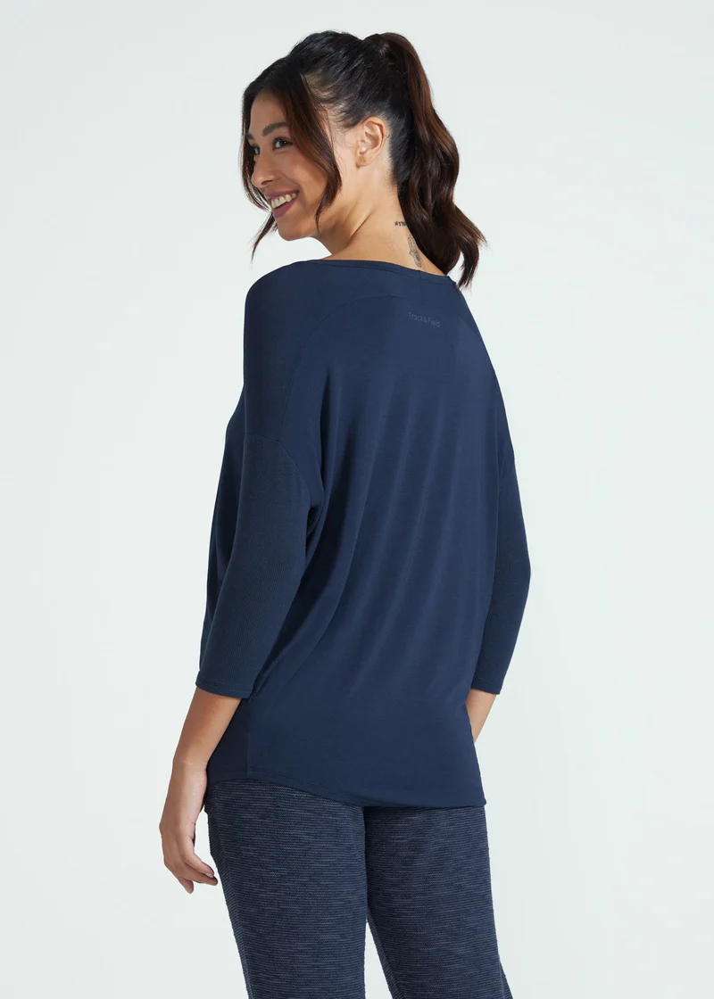 T-shirt Mulher Manga Longa Morcego