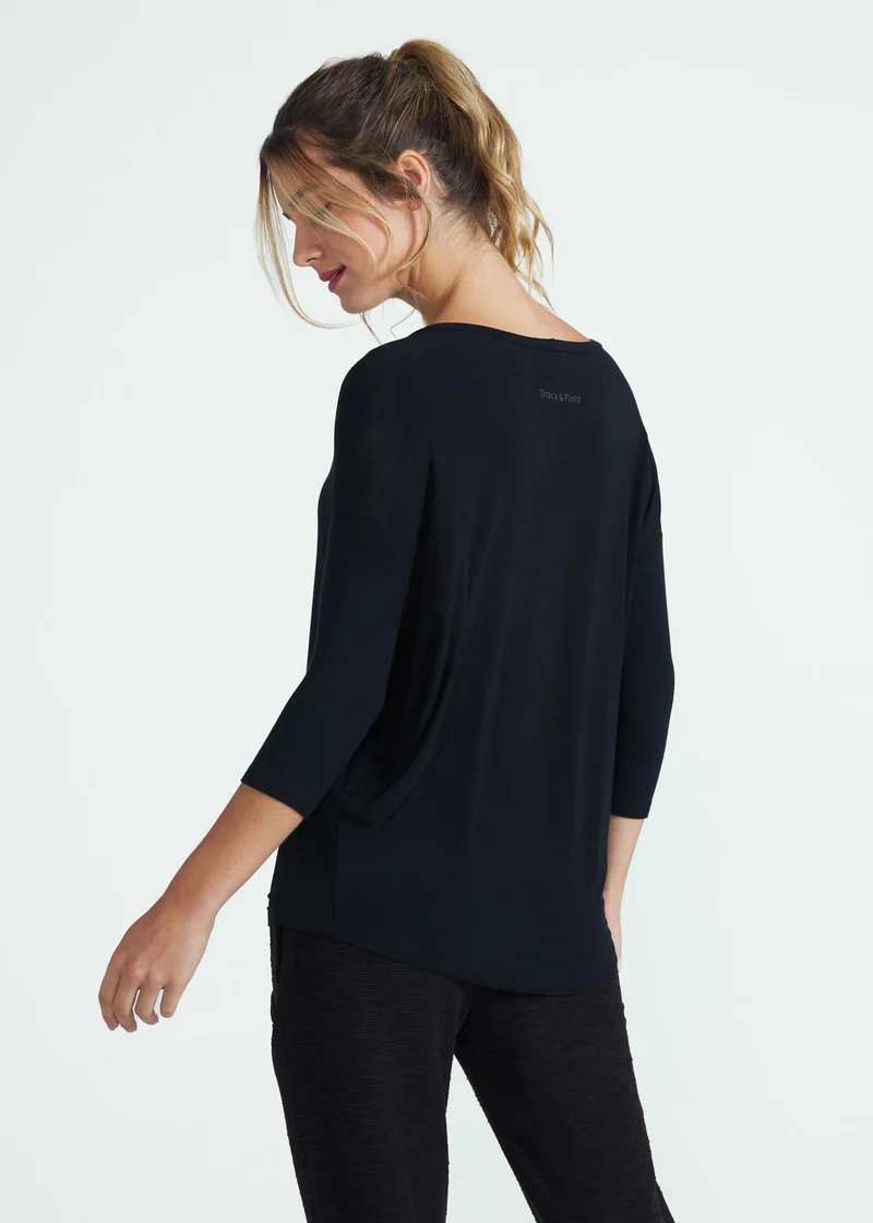 T-shirt Mulher Manga Longa Morcego