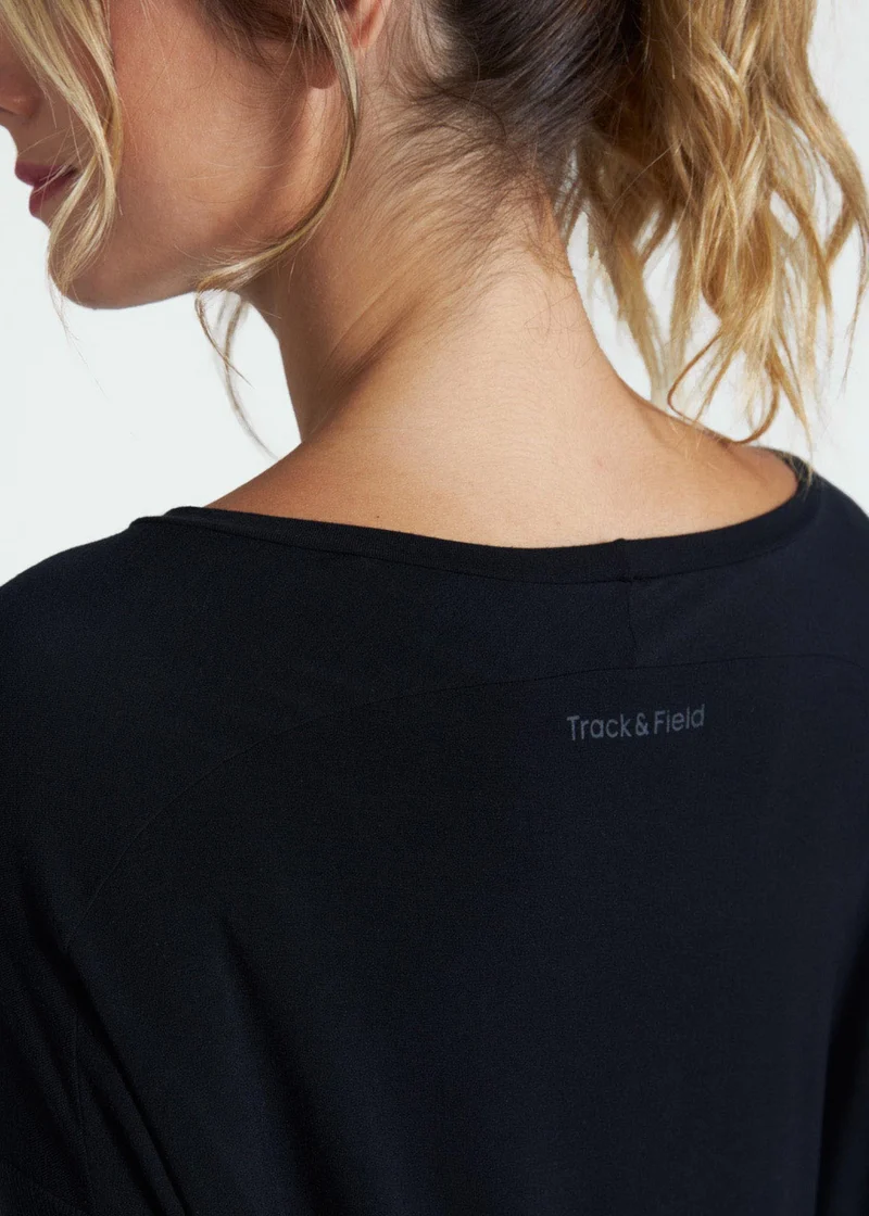 T-shirt Mulher Manga Longa Morcego