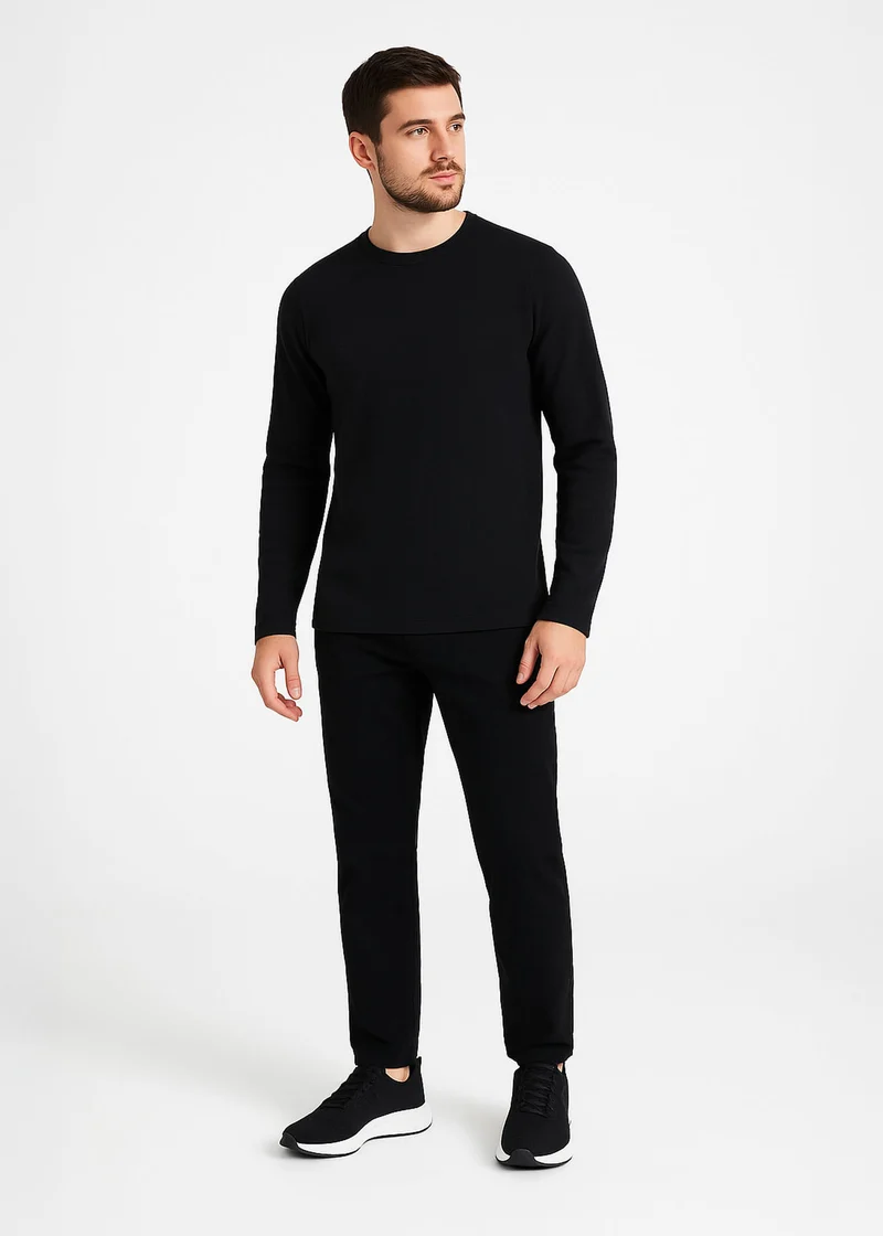 T-shirt Homem Manga Longa Quadrile