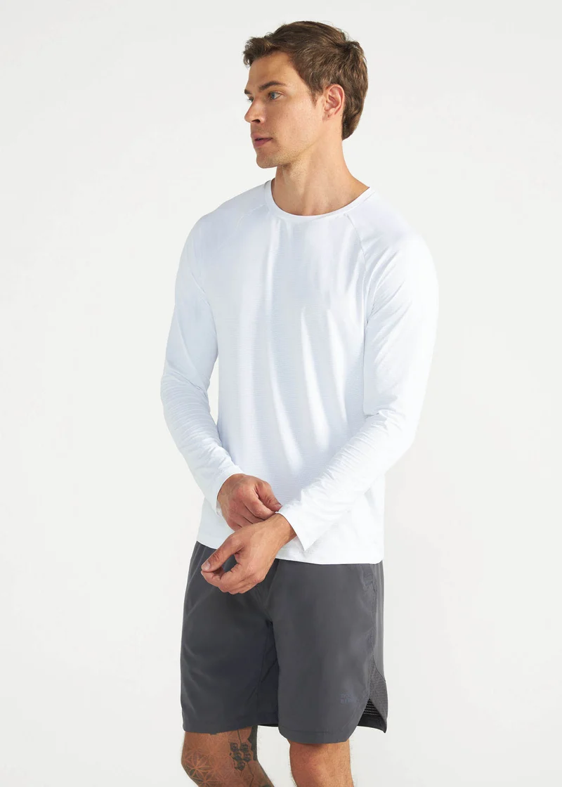 T-Shirt Homem Manga Longa Uv Mesh
