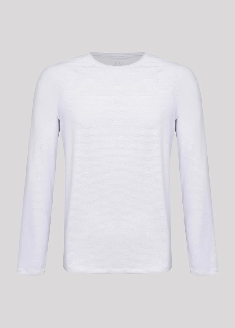 T-Shirt Homem Manga Longa Uv Mesh