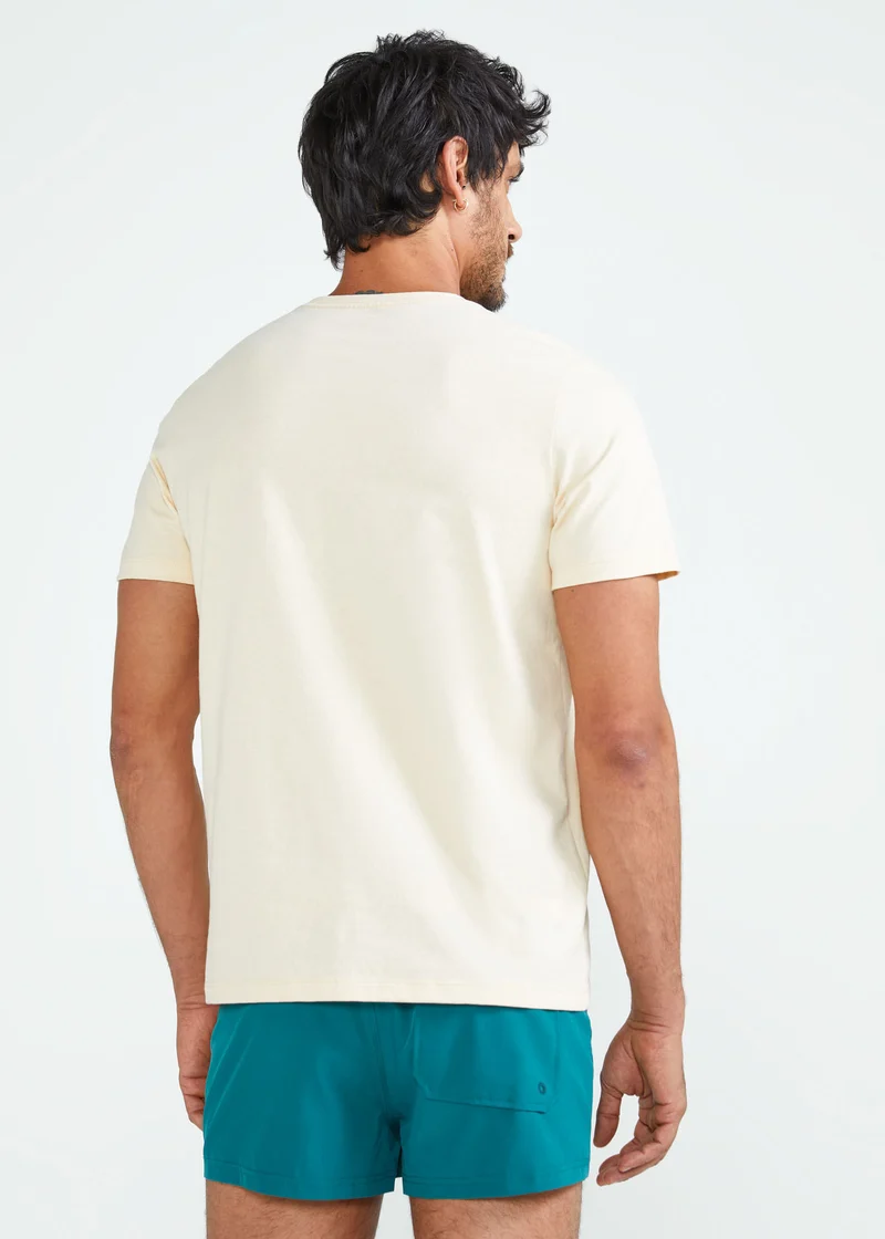 T-shirt Homem Manga Curta Silk Iris
