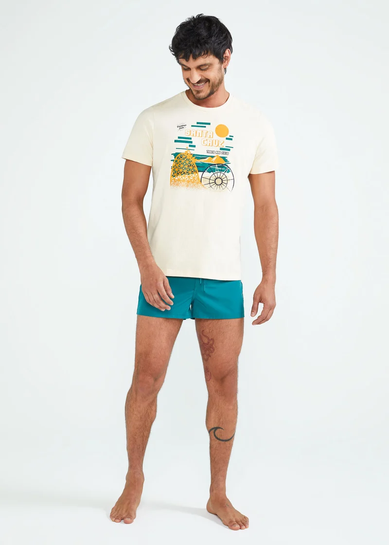 T-shirt Homem Manga Curta Silk Iris