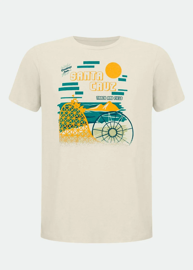 T-shirt Homem Manga Curta Silk Iris