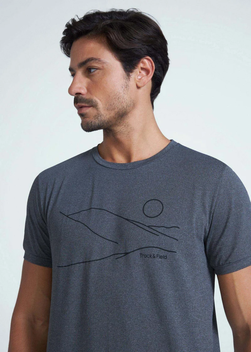 T-shirt Homem Manga Curta Thermodry Vista