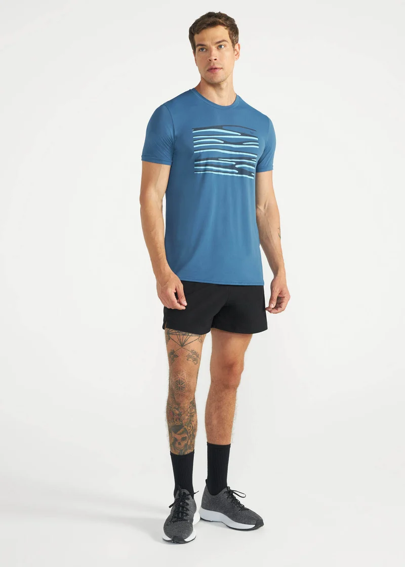 T-Shirt Homem Manga Curta Thermodry Reflexo