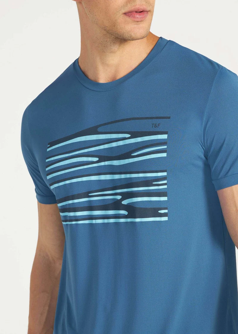 T-Shirt Homem Manga Curta Thermodry Reflexo