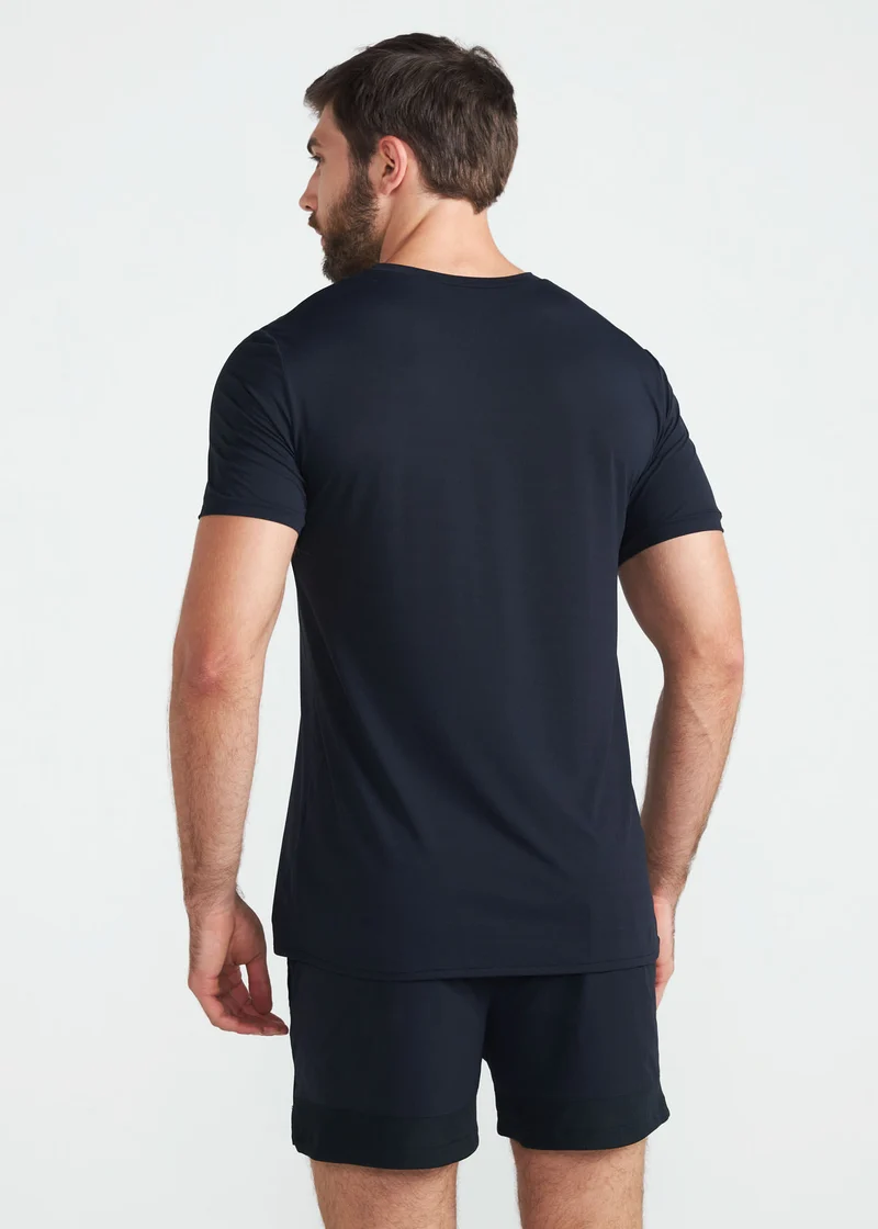 T-Shirt Homem Manga Curta Thermodry Blocos
