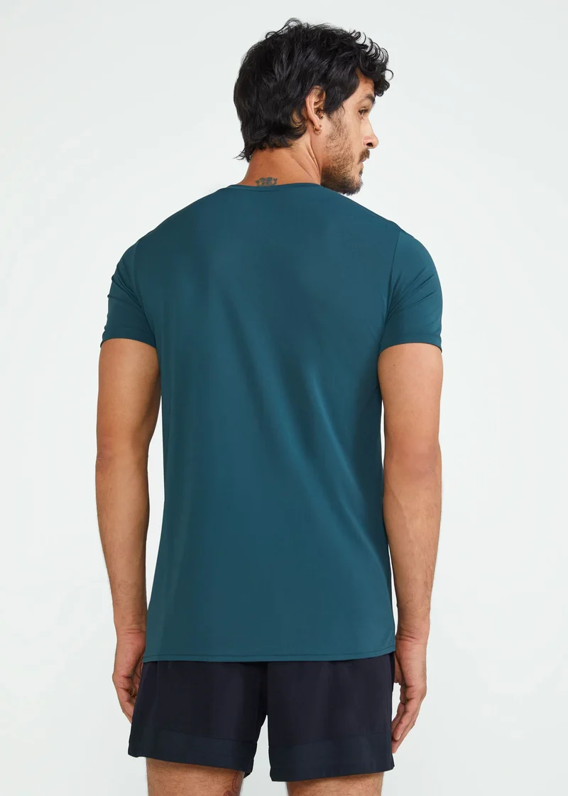 T-Shirt Homem Manga Curta Thermodry Cubos