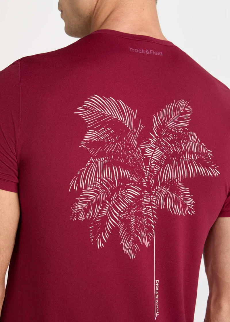 T-Shirt Homem Manga Curta Thermodry Coqueiro