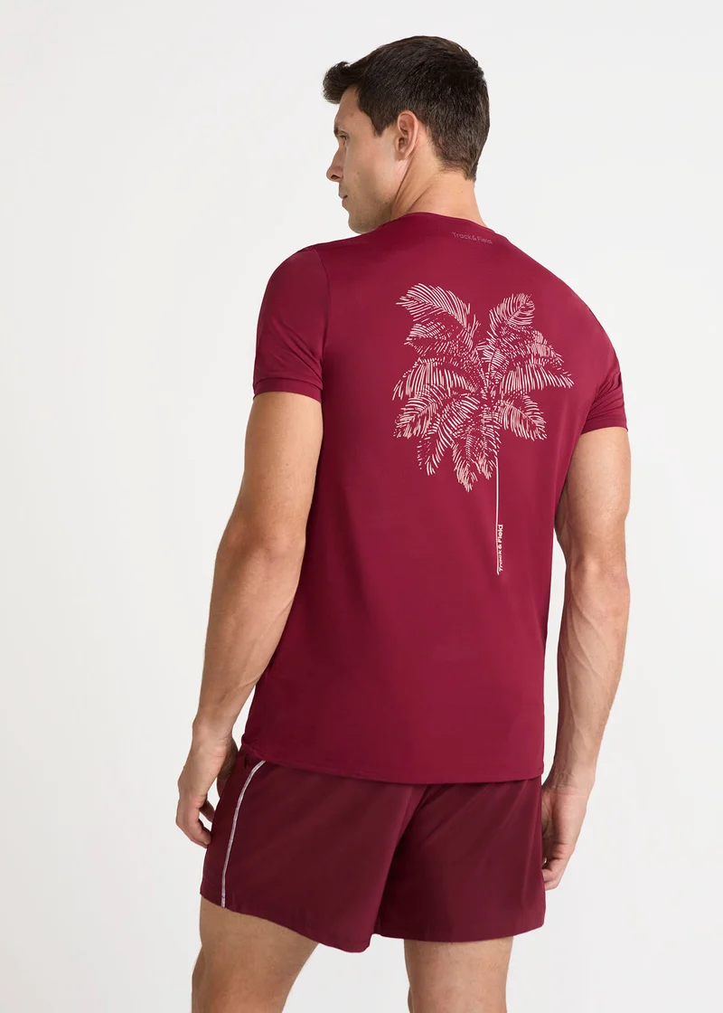 T-Shirt Homem Manga Curta Thermodry Coqueiro