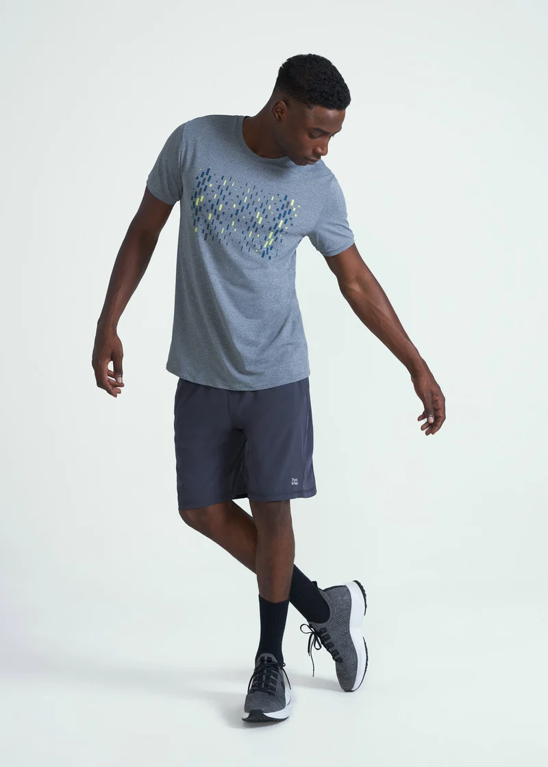 T-shirt Homem Manga Curta Thermodry Gotas