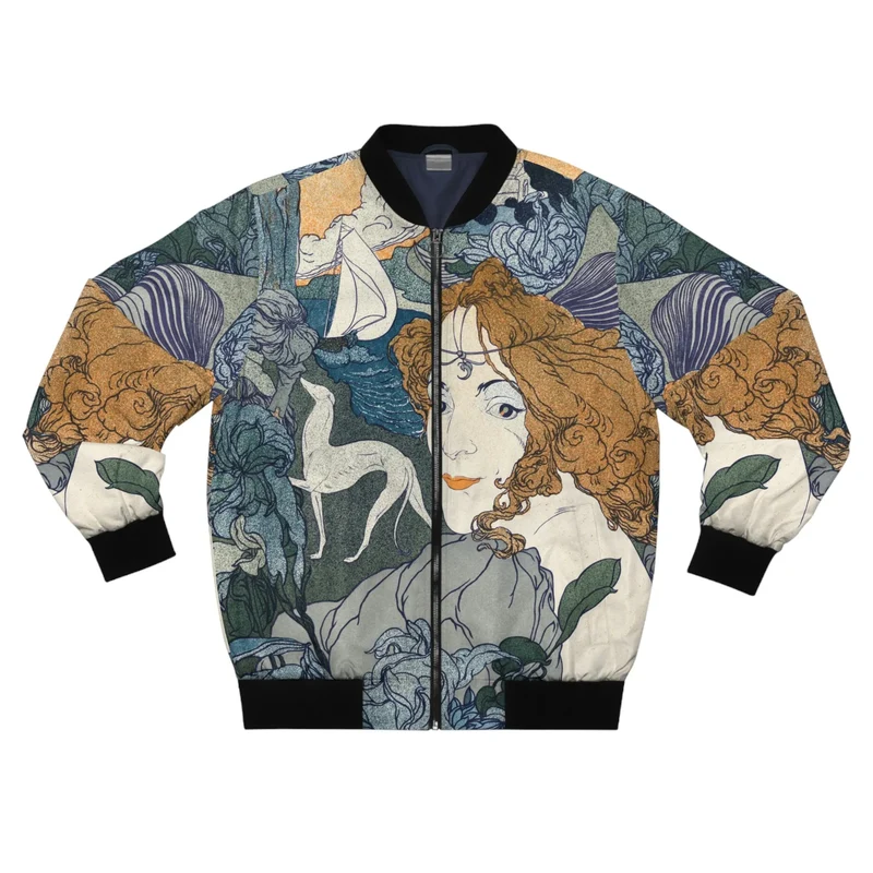 Retour by Georges de Feure Art Bomber Jacket