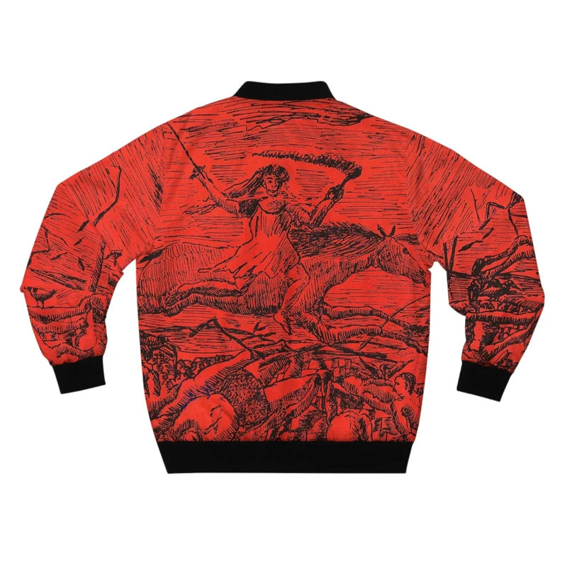 La Guerre The War by Henri Rousseau Art Bomber Jacket