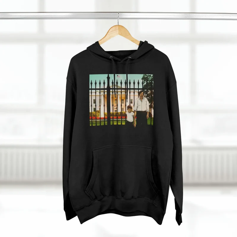 Pablo Escobar and his Son Pullover Hoodie