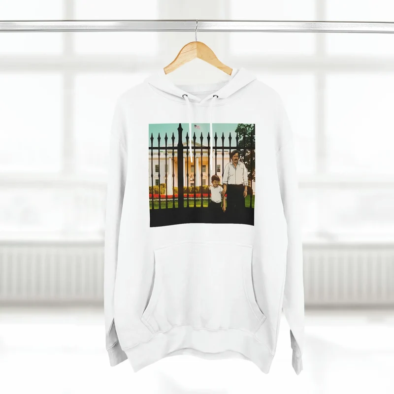 Pablo Escobar and his Son Pullover Hoodie