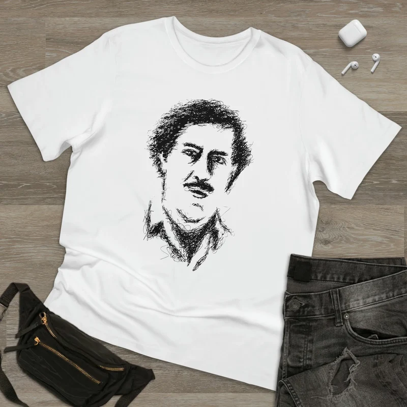 Pablo Escobar El Patron Drawing T-shirt