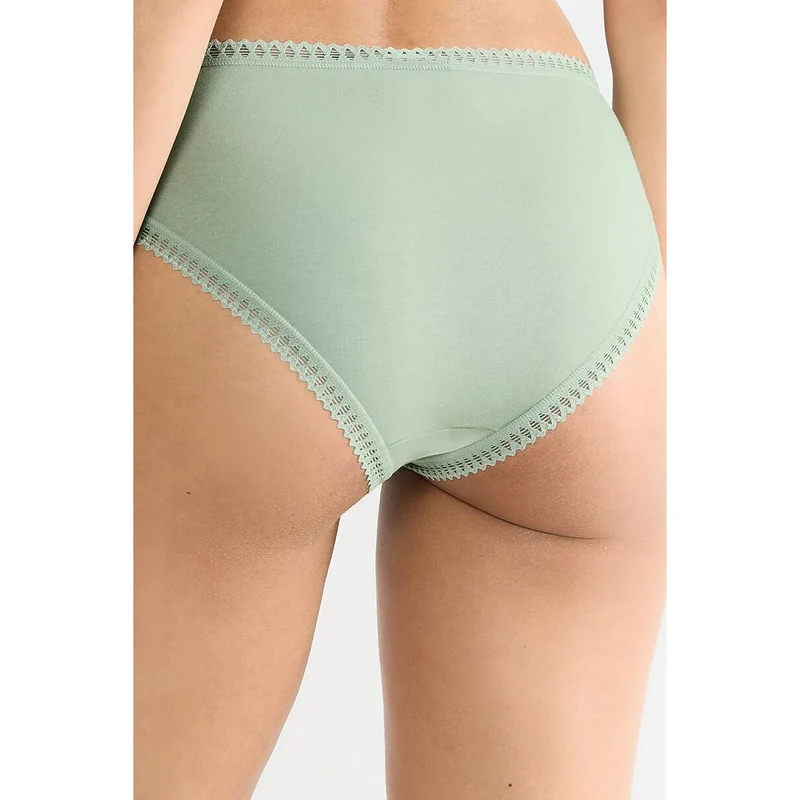 ensemble culottes coton biologique respirant dentelle romantique femmes Sloggi