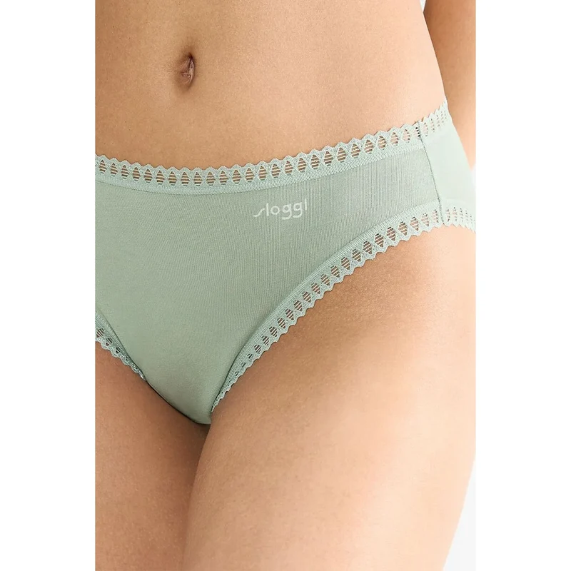 ensemble culottes coton biologique respirant dentelle romantique femmes Sloggi