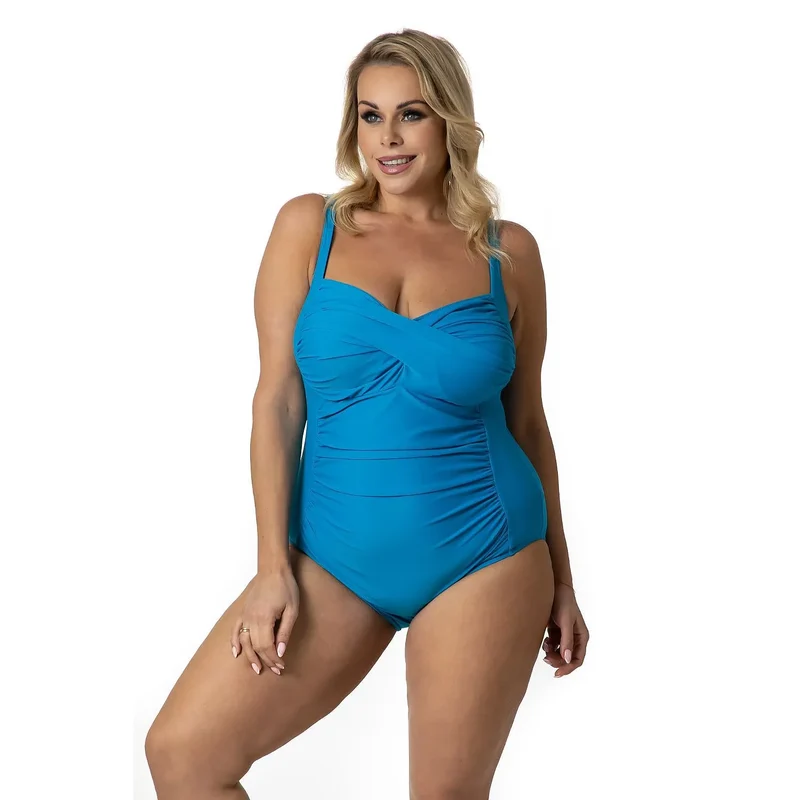 Costume bain une pièce amincissant Plus Size Lycra confort grande taille