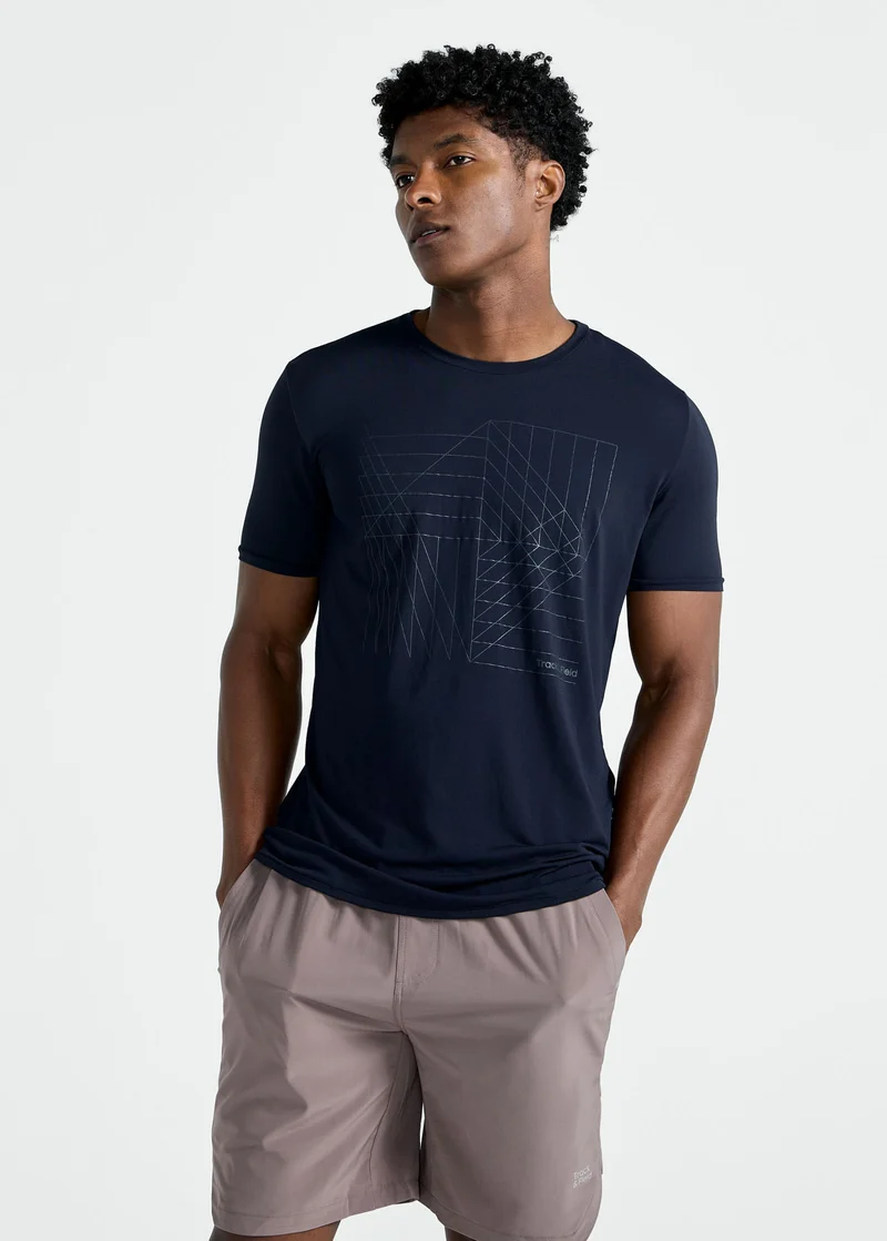 T-Shirt Homem Manga Curta Thermodry Laser