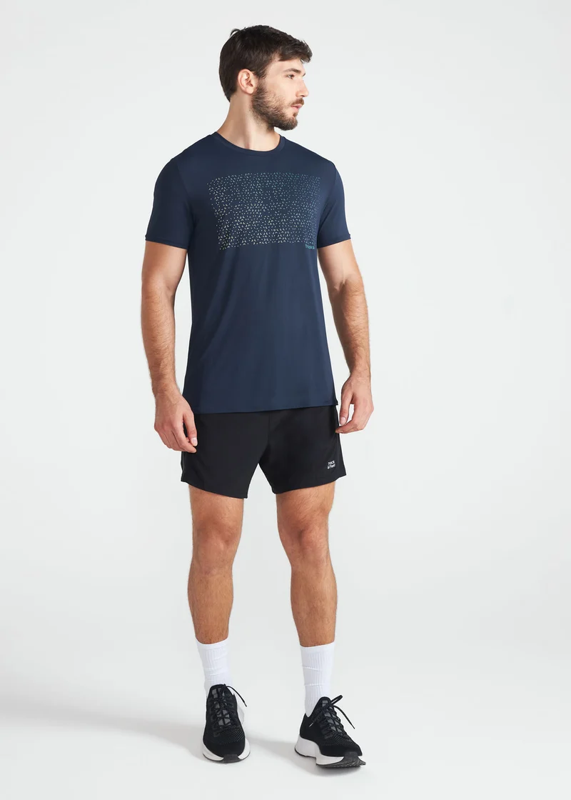 T-Shirt Homem Manga Curta Thermodry Pontilhismo