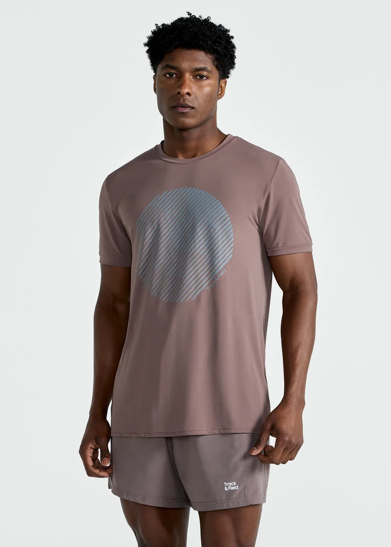 T-Shirt Homem Manga Curta Thermodry Ondas