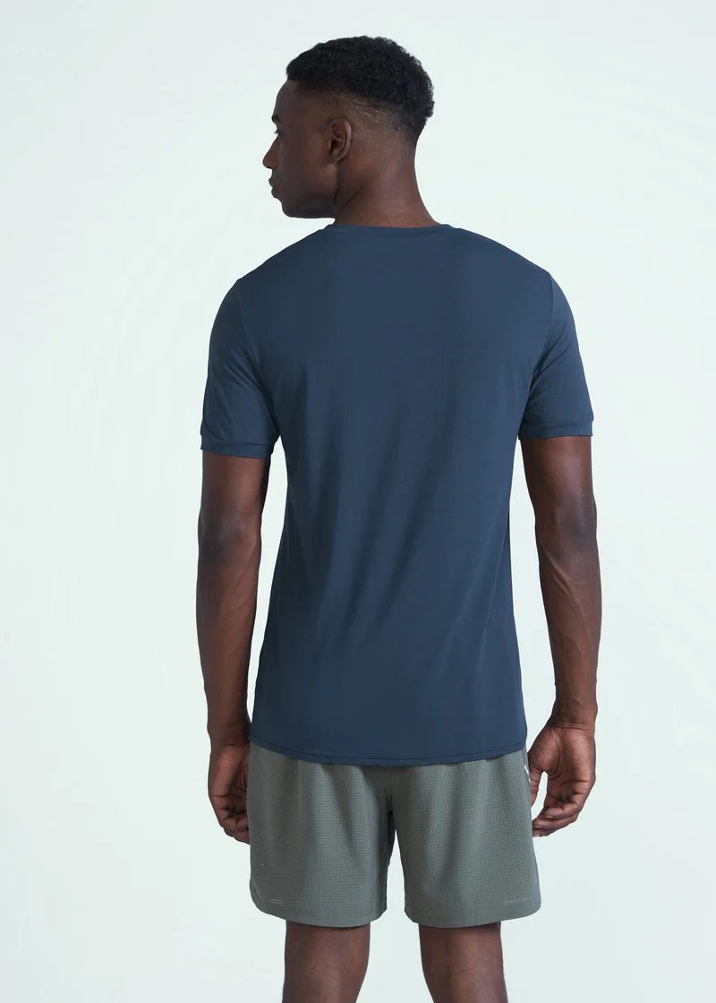 T-Shirt Homem Manga Curta Thermodry Trama