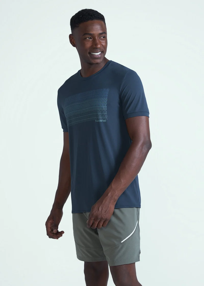 T-Shirt Homem Manga Curta Thermodry Trama