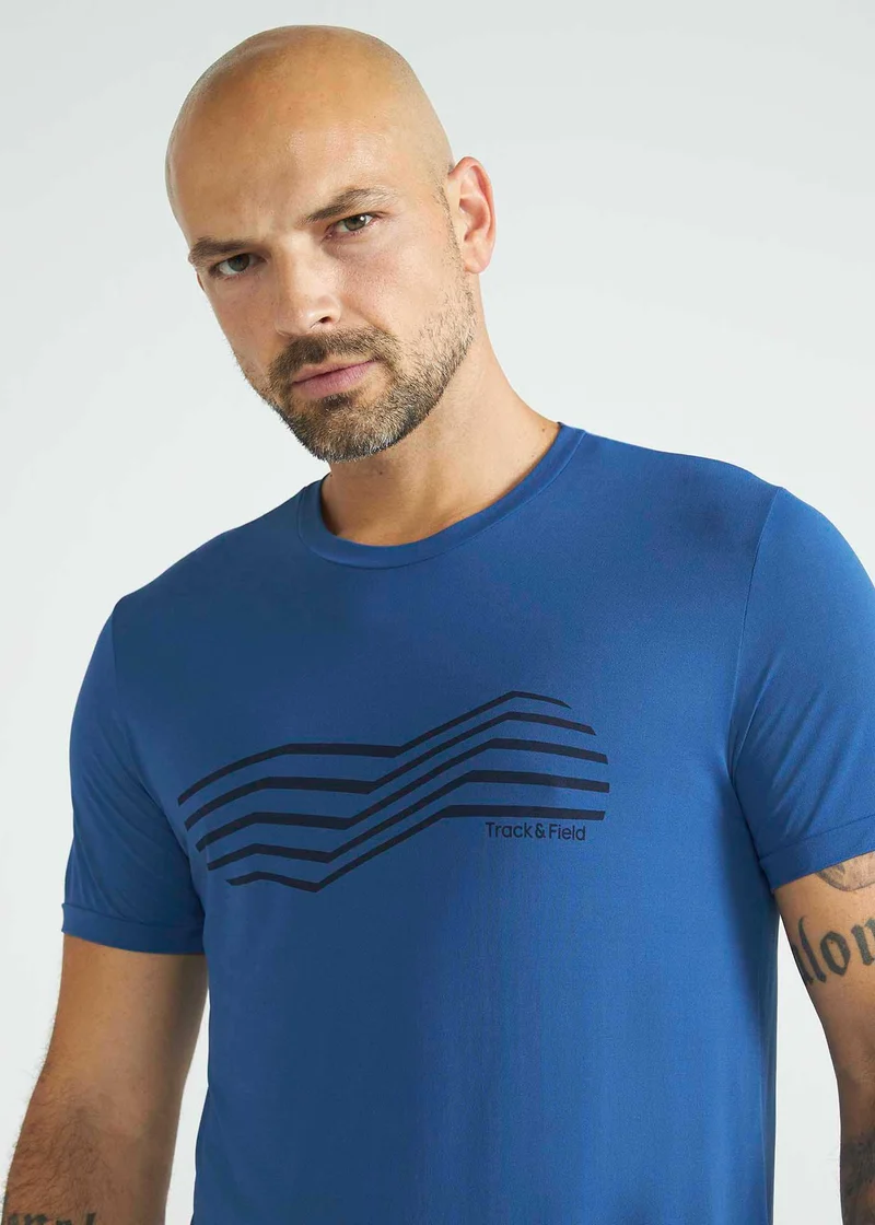 T-Shirt Homem Manga Curta Thermodry Zig
