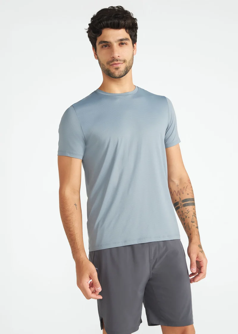 T-shirt Homem Manga Curta Uv Mesh